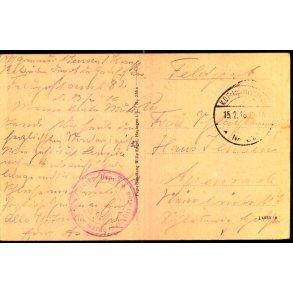 Feldtpost - 15 - 2 - 16 - Til Apenrade  - Forside : Hayingen