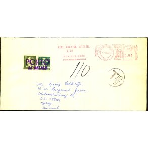 Efterporto - Brev fra Syd Africa  13 - 12 - 1972 - Efterporto  110 re