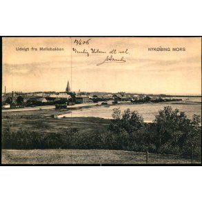 Nyk�bing Mors - Udsigt fra M�llebakken - C. St. 2251 - Brugt