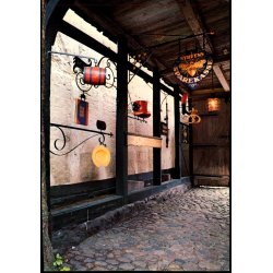 Faaborg - Den Gamle Gaard - Styrb�ks Bogtryk 1 - Ubrugt