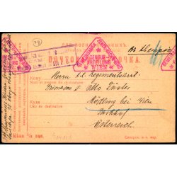 Krigsfangecencur - Zensur- Abteilung - Wien - Brugt