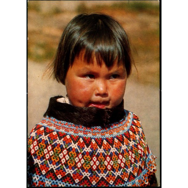 Lille grnlnderpige i festdragt - doncolor G 11 - Brugt