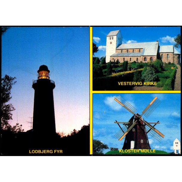 Lodbjerg Fyr - Vestervig Kirke - Kloster M�lle - Trojaborg AG 12 - Ubrugt