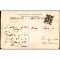 Postkort - Blkannuleret  6 - 1913 - Brugt