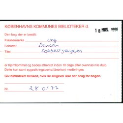 Perfin - Kbenhavns Kommune p Brev - Brnshj Bibliotek - Stemplet
