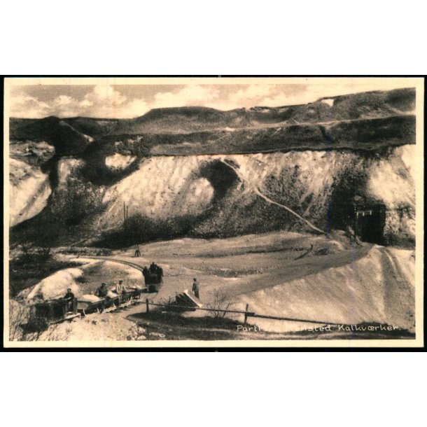 Parti fra M�nsted Kalkv�rker - Graugaard og Rasmussen 93486 - Ubrugt