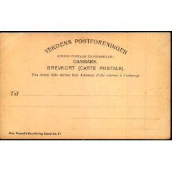 Fru Sinding og Olaf Poulsen som Columbine og Harlekin i "De Usynlige" - Alex Vincent 67 - Ubrugt 