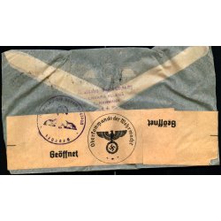 Censurbrev fra Italien via L.A.T.I. -  3 - 4 - 42 - Til Hamburg