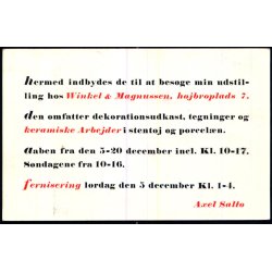 Winkel &amp; Magnussen - H�jbro Plads - Salto Fernisering - u/n - Ubrugt