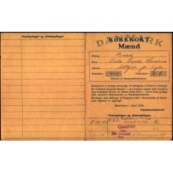 Kbekort - Mnd med Ptegninger - 2 Verdenskrig