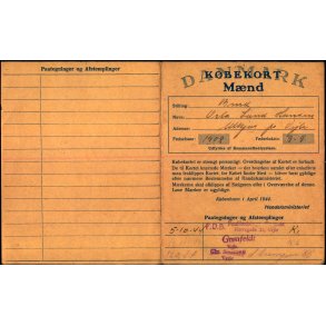 Kbekort - Mnd med Ptegninger - 2 Verdenskrig