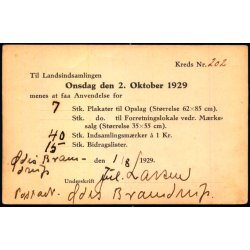 Landsforeniungen til Krftens Bekmpelse - Helsagskort u/n - Brugt