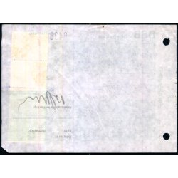 Banepakke DSB - Flgeseddel - 11 - 5 - 77 - 4x500 re - Stemplet