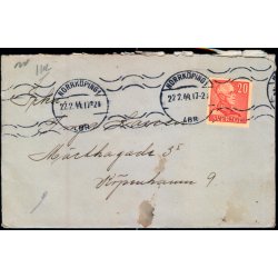 Censurbrev fra Sverige  22 - 2 - 44 - Til Kbenhavn 9