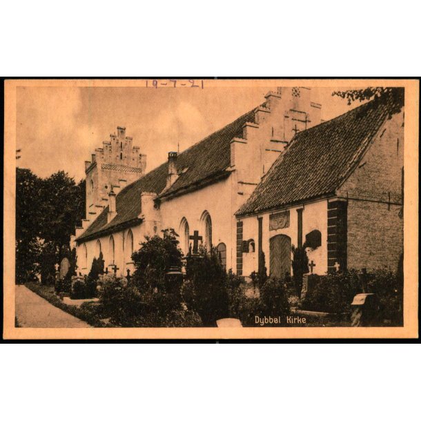 Dybb�l Kirke - Stender 51695 - Ubrugt