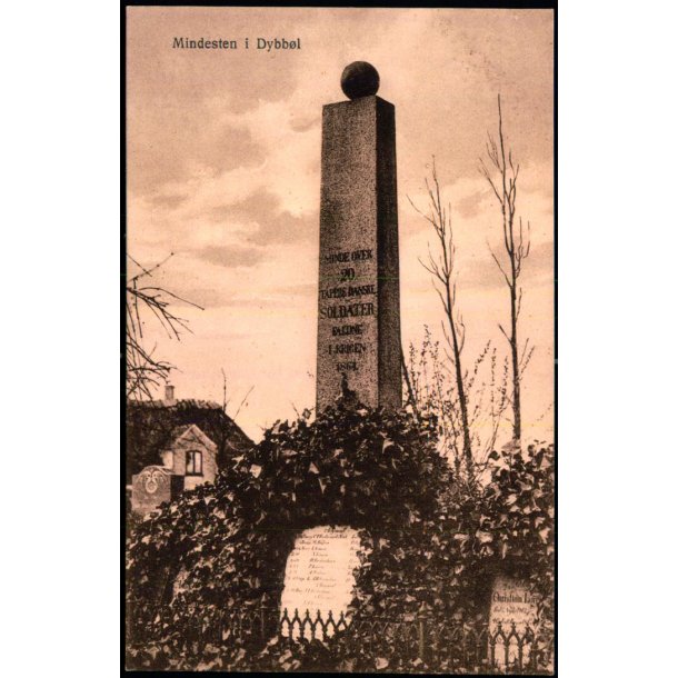 Mindesten i Dybb�l - Chr. Qvist  26 - Ubrugt
