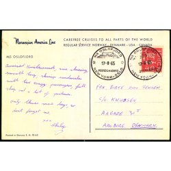 M/S OSLOFJORD - Norwegian America Line - E.M. 10 - 63 - Brugt