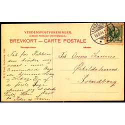 Fredericia - Jyllandsgade og Akseltorv med Gjeddesborg - H.C. Wenk 5586 - Brugt