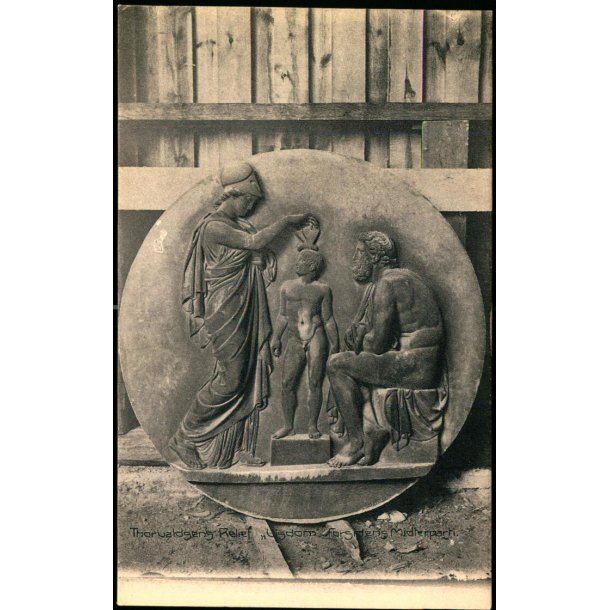 Thorvaldsens Relief "Ungdom" Forsiden Midterparti - Christiansborg Slots Ruiner - Nr. 4 C.F.