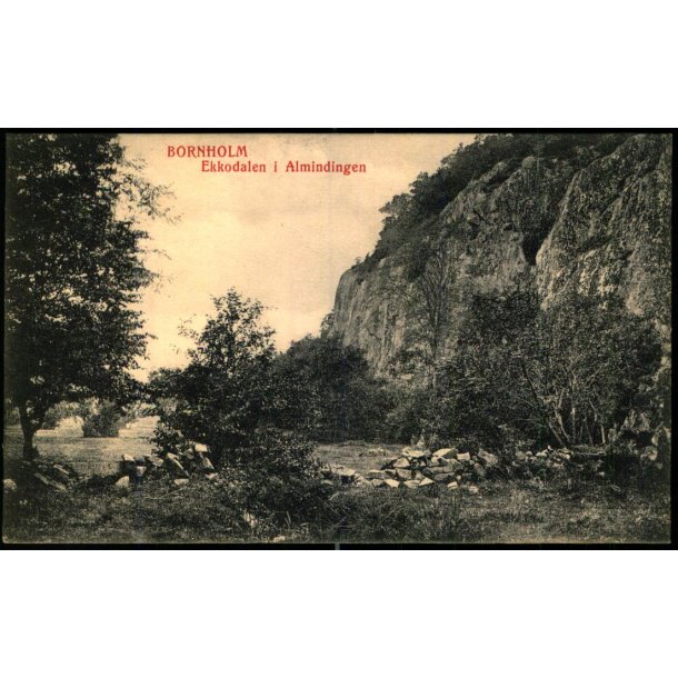 Bornholm - Ekkodalen i Almindingen - Colbergs Bogh. u/n - Brugt