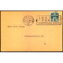 Kryolith Mine og Handels Selskabet - Kbh.K  - u/n - Brugt. - Hul fra Snor !