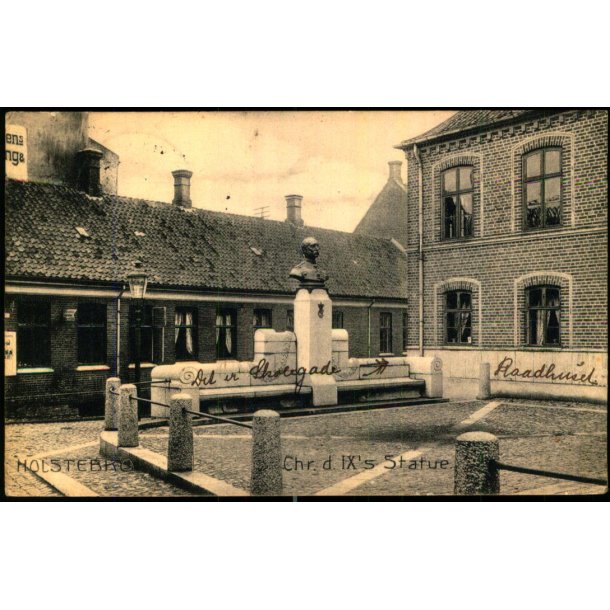 Holstebro - Chr. IX s Statue - Stender 12152 - Brugt