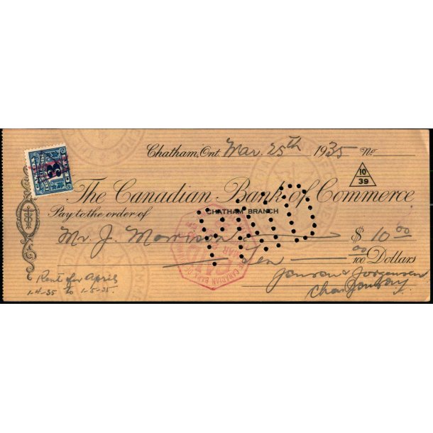 The Canadian Bank of Commerce 1935