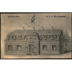 Herning - K.F.U.M. Bygning - John. Petersen 5153 - Brugt