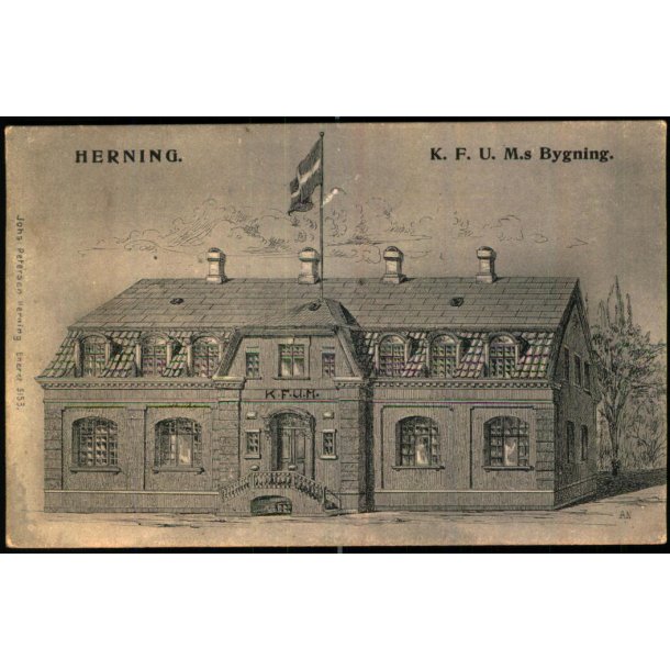 Herning - K.F.U.M. Bygning - John. Petersen 5153 - Brugt