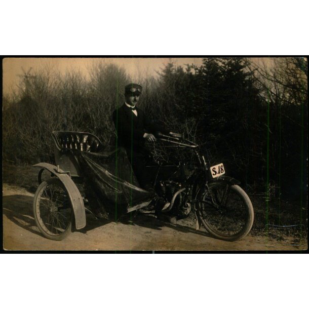 Motorcykel S. 18 - Fotokort A. Charling u/n - Thisted