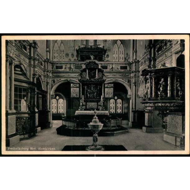 Frederiksborg Slot - Slotskirken - Rudolf Olsen 2710 - Ubrugt
