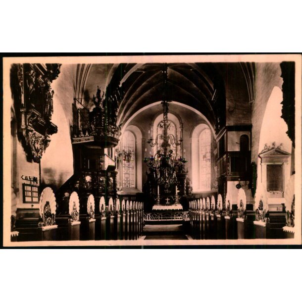 Aalborg - Interir fra Budolfi Kirke - V. Mller 1118 - Ubrugt