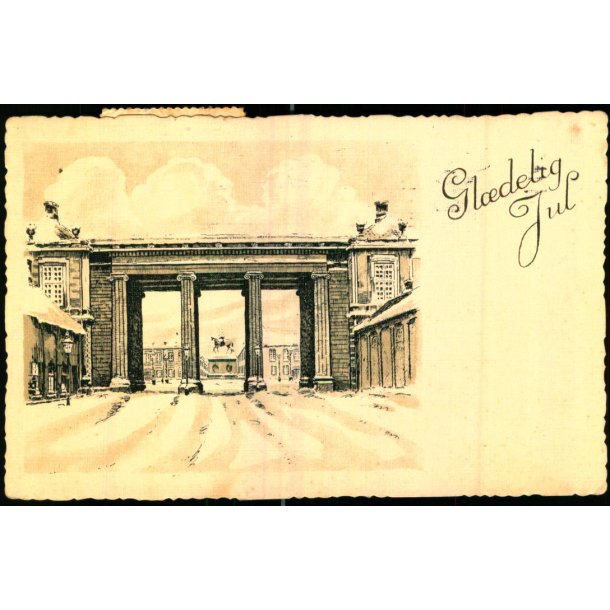 Kolonaden - Amalienborg - Gl�delig Jul - u/n - Brugt