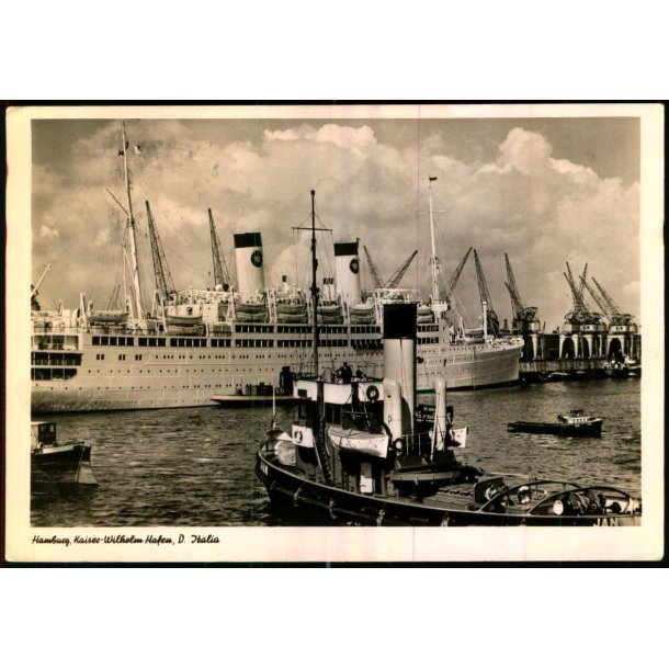 Hamburg - Kaiser Wilhelm Hafen - Italia - Brugt