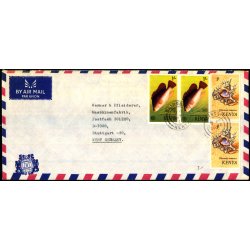 Luftpost Brev fra Kenya til Tyskland - 20 - 2 - 77