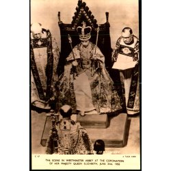 Coronation - Dronning Elizabeth  II - Westminster Abbey - Ubrugt