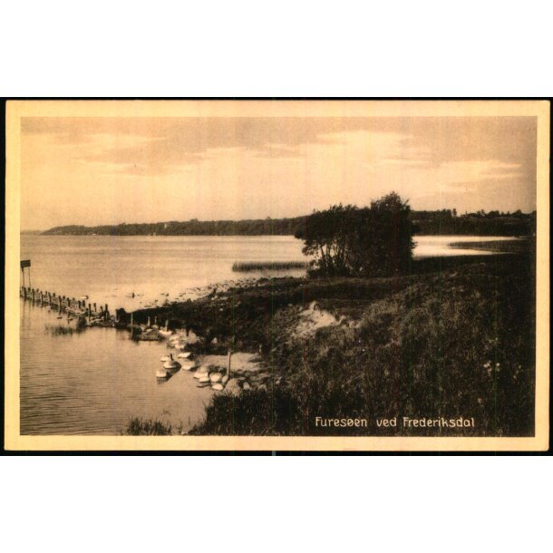 Fures�en ved Frederiksdal - Henriksens Bogh. 54538 - Ubrugt - Har v�ret kl�bet op !