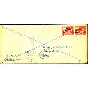 Efterporto - Sndagrev fra Viborg  6 - 7 - 1965 - Efterporto 40 re