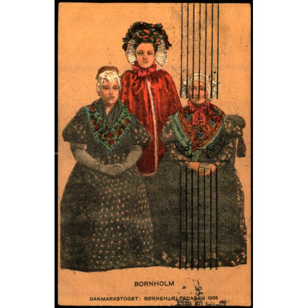 Bornholm - Danmarkstoget - Brnehjlpsdagen 1906 - u/n - Brugt