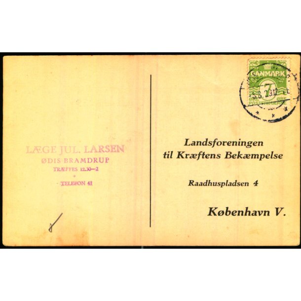 Landsforeniungen til Krftens Bekmpelse - Helsagskort u/n - Brugt