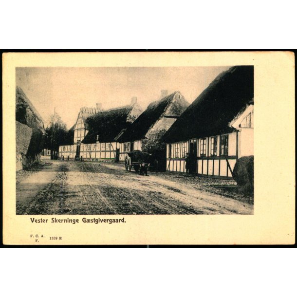 Vester Skerninge G�stgivergaard - F.C.A.F. 1359 E - Ubrugt
