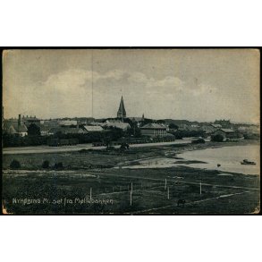 Nyk�bing M. set fra M�llebakken - V. M�llers Kunstforlag u/n - Brugt