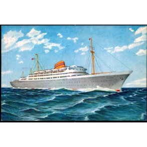 M/S OSLOFJORD - Norwegian America Line - E.M. 10 - 63 - Ubrugt