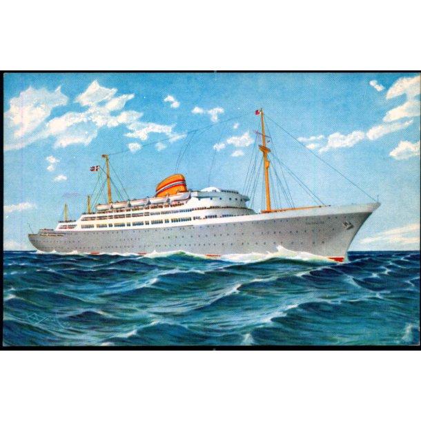 M/S OSLOFJORD - Norwegian America Line - E.M. 10 - 63 - Ubrugt