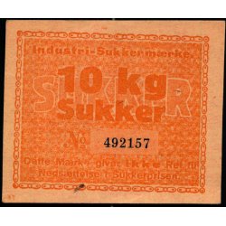 Industrisukkermrke  2. V.Krig - 10 kg. Sukker