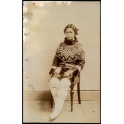 Grnland - Fotokort u/n - Ubrugt - Kanten af foto faldet af !