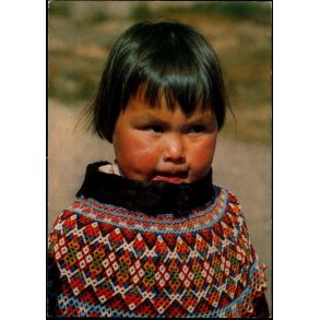 Lille grnlnderpige i festdragt - doncolor G 11 - Brugt