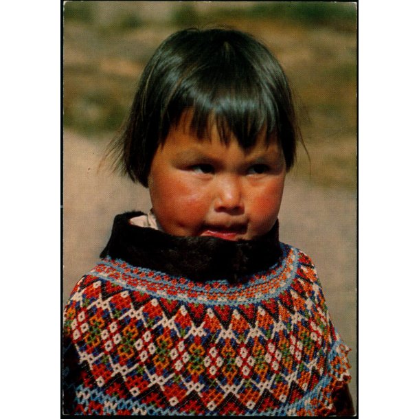 Lille grnlnderpige i festdragt - doncolor G 11 - Brugt