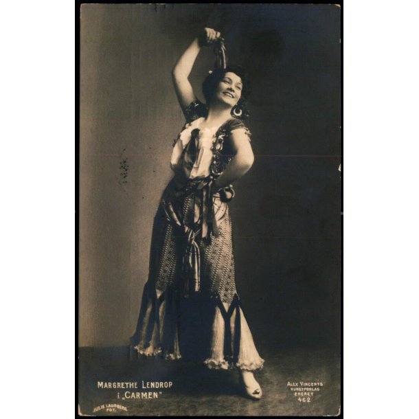 Margrethe Lendrop i "Carmen" - Alex Vincent 462 - Brugt