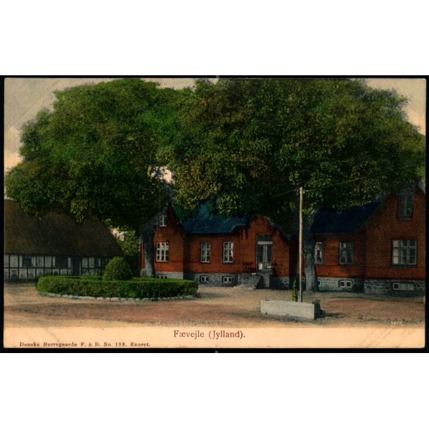 Fvejle(Jylland) - Danske Herregaarde F&B 189 - Ubrugt